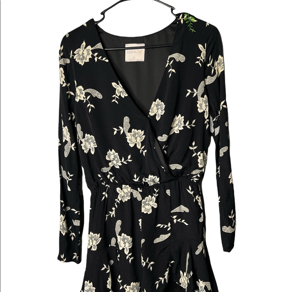 Line & Dot Romper